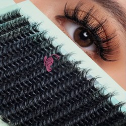 Gene false  smocuri / manuchi CMAYOME Eyelash 100D de D/0,15/10-16mm - 280 smocuri GREEN100D-Mixt
